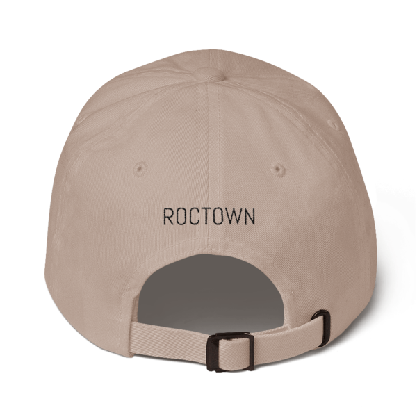 Classic ROCTOWN Dad Cap Black Stitch - Image 8
