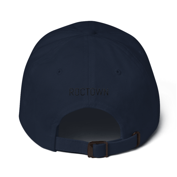 Classic ROCTOWN Dad Cap Black Stitch - Image 3