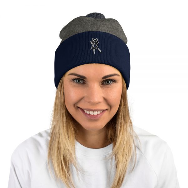 ROCTOWN LOGO Pom-Pom Beanie - Image 3