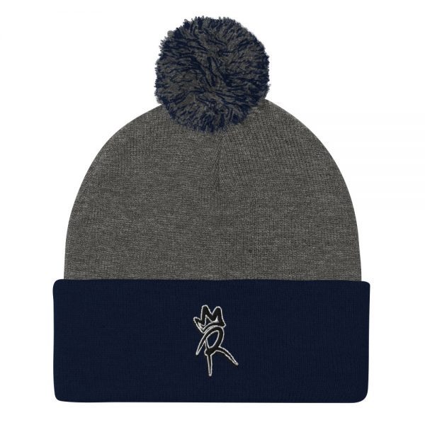 ROCTOWN LOGO Pom-Pom Beanie - Image 4