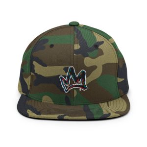Crown  Camo Snapback