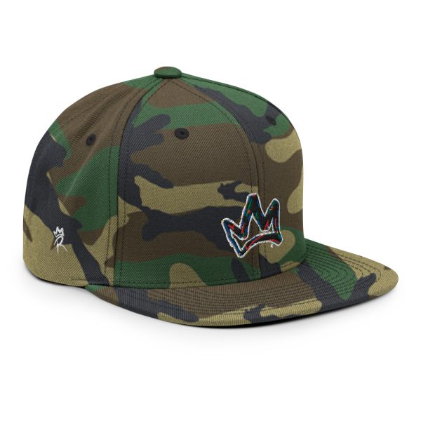 Crown  Camo Snapback - Image 3