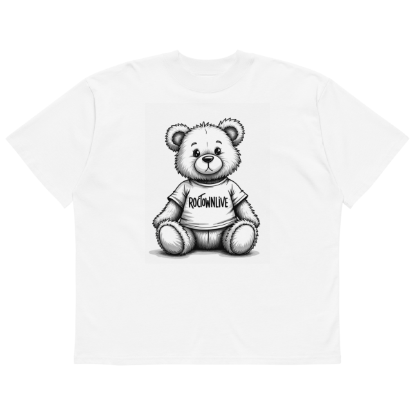 ROCTOWNLIVE "Teddy Vibes" Tee - An Oversized High Neck T-Shirt
